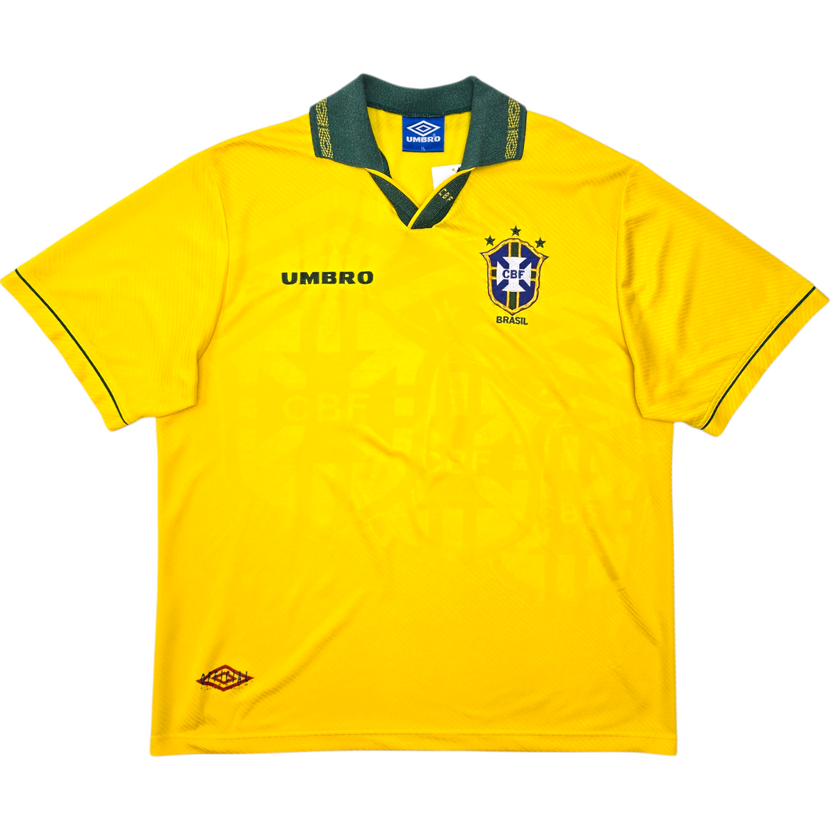1993/94 Brazil Home Football Shirt (XL) Umbro