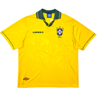 1993/94 Brazil Home Football Shirt (XL) Umbro