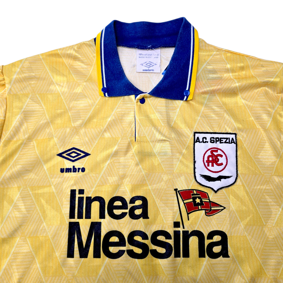 1995/96 Spezia Away Football Shirt (L) Umbro