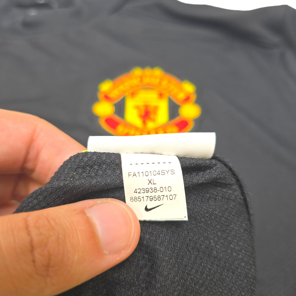 2011/12 Manchester United Goal Keeper Football Shirt (XL) Nike #1 De Gea