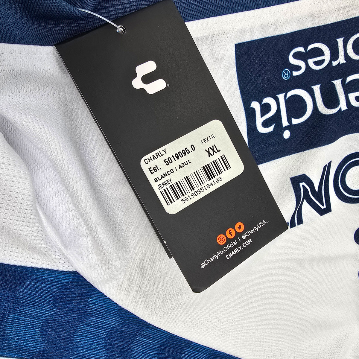2021/22 CF Pachuca Home Football Shirt (2XL) Charly (BNWTs)