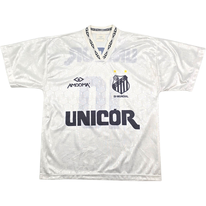 1995 Santos Home Football Shirt (L) Amddma #10