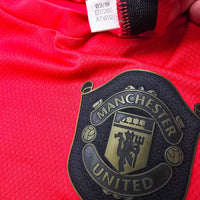 2019/20 Manchester United Home Football Shirt (S) Adidas #18 B.Fernandes