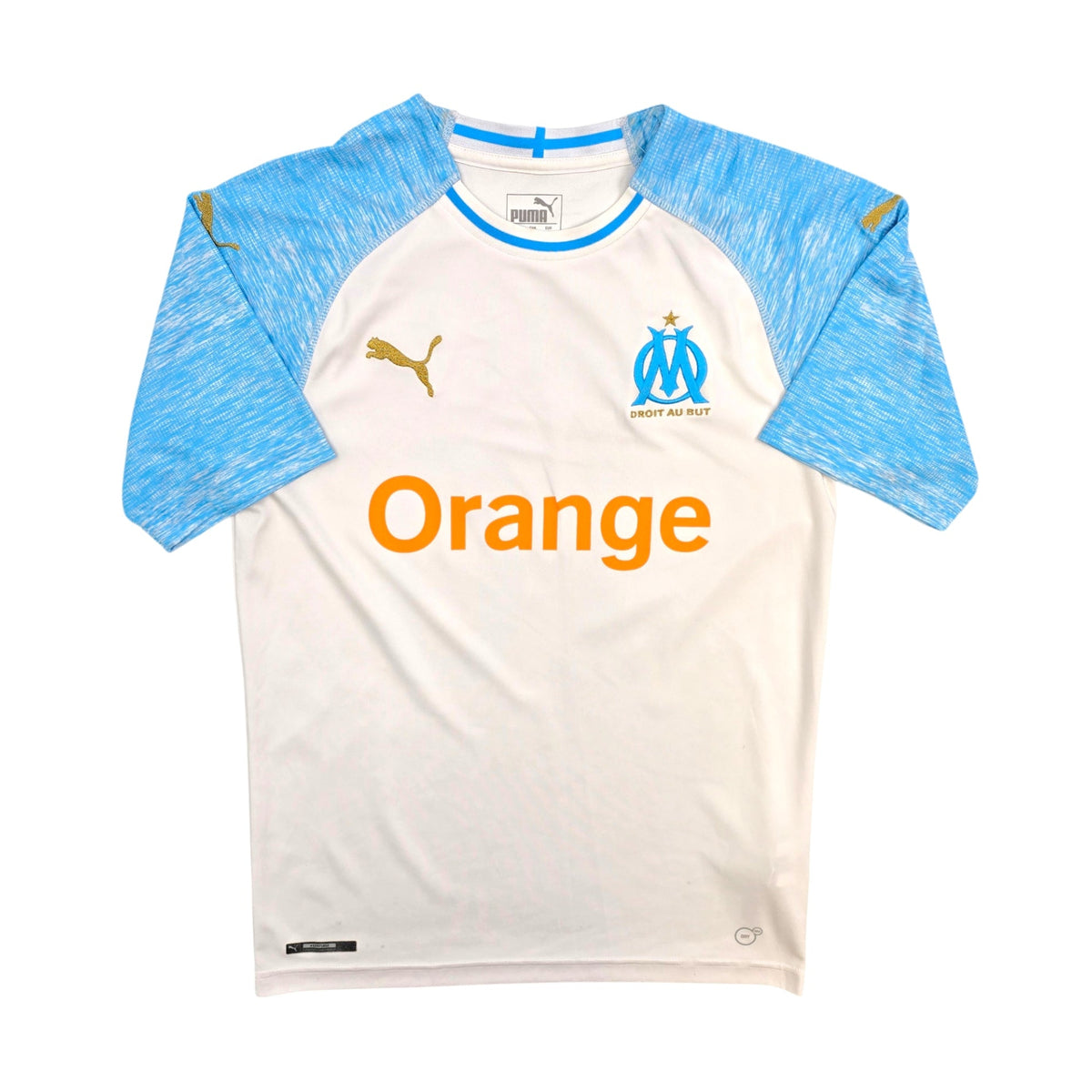 2018/19 Olympique Marseille Home Football Shirt (S) Puma #10 Payet