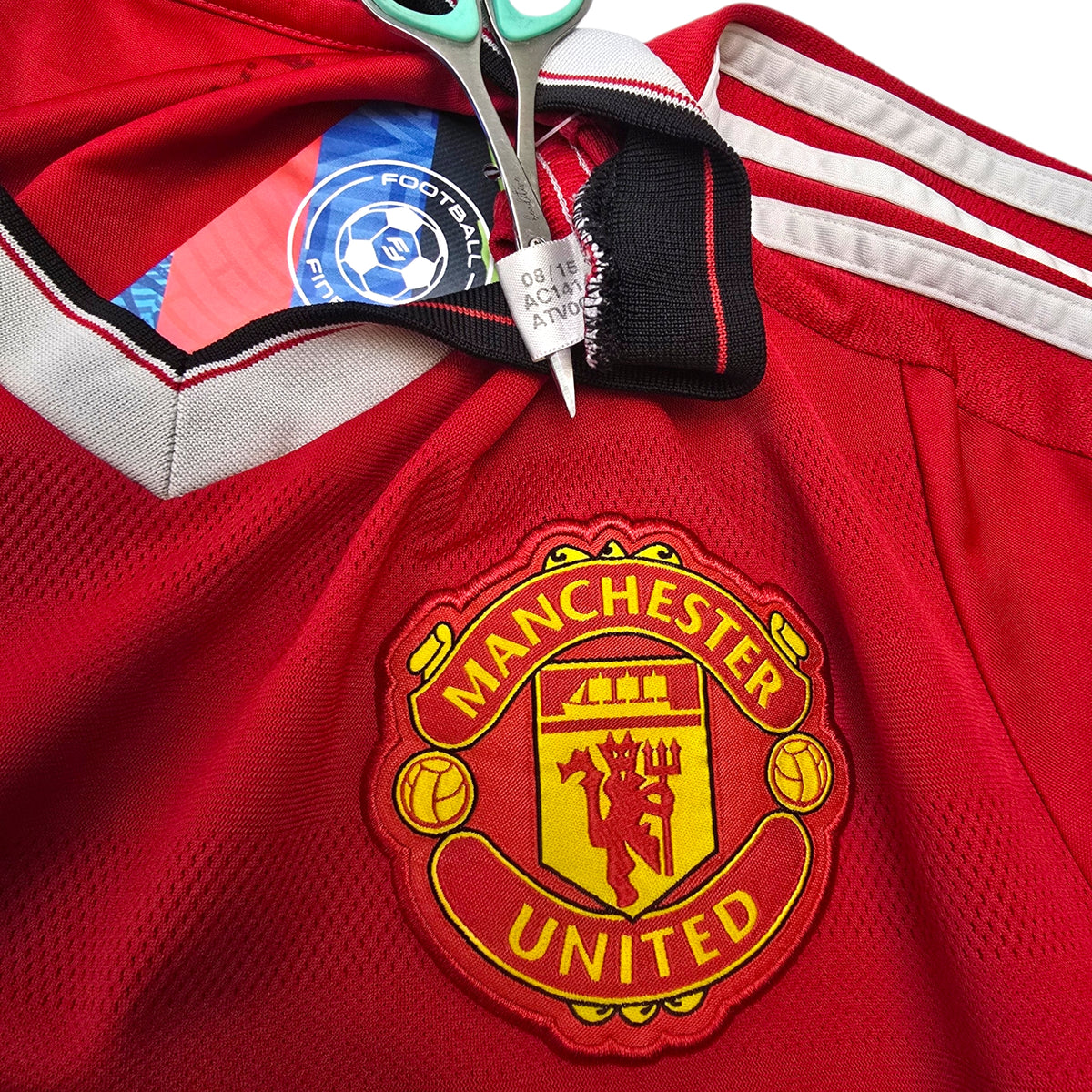 2015/16 Manchester United Home Football Shirt (M) Adidas #8 Mata