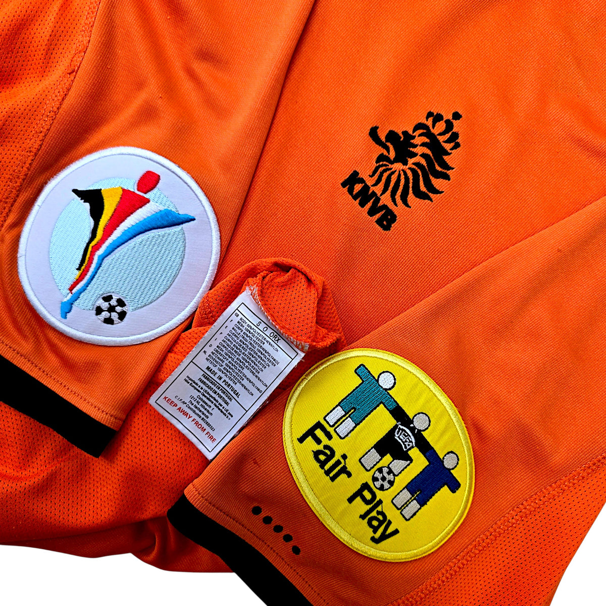 2000/02 Holland Home Football Shirt (L) Nike #3 Stam