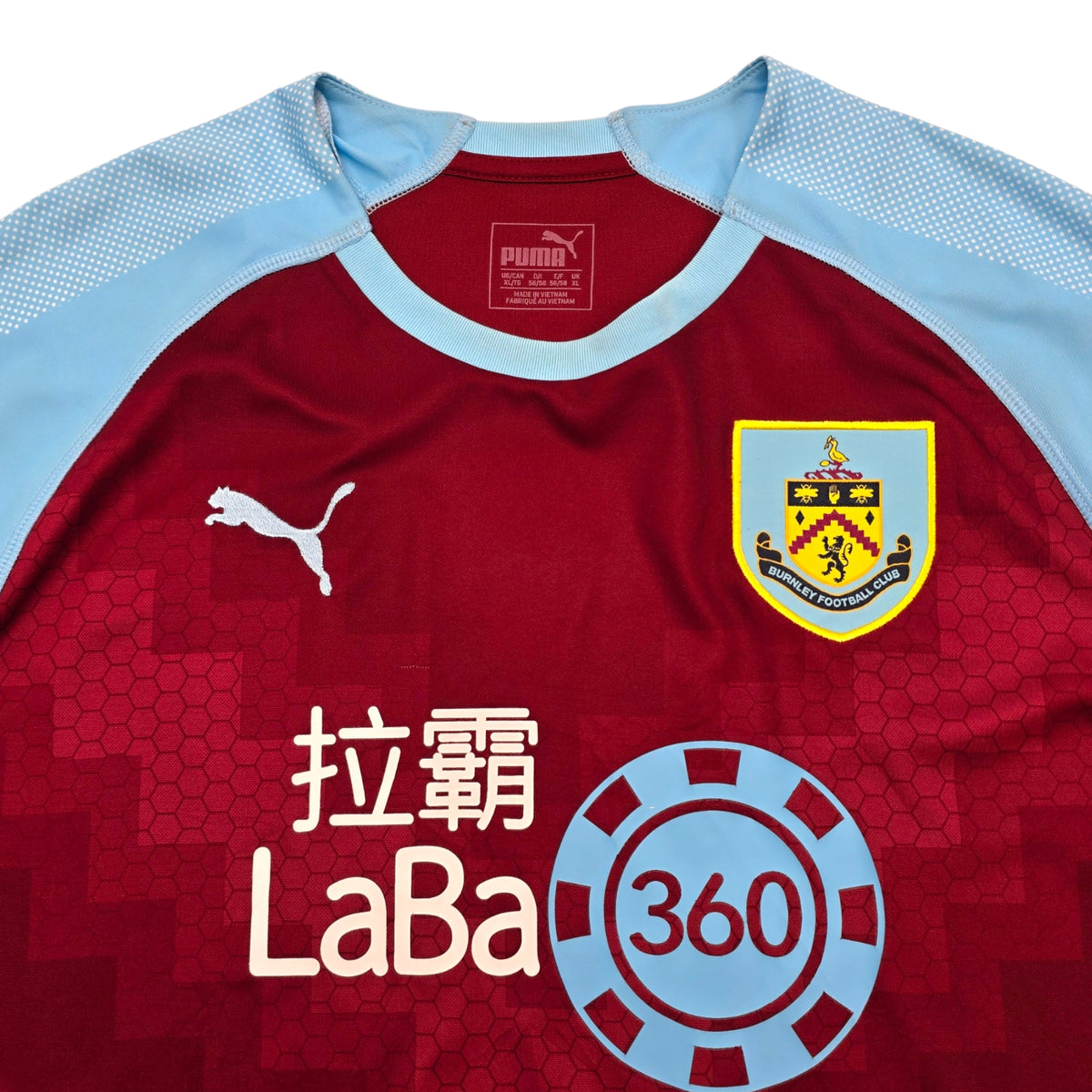 2018/19 Burnley Home Football Shirt (XL) Puma #11 Wood