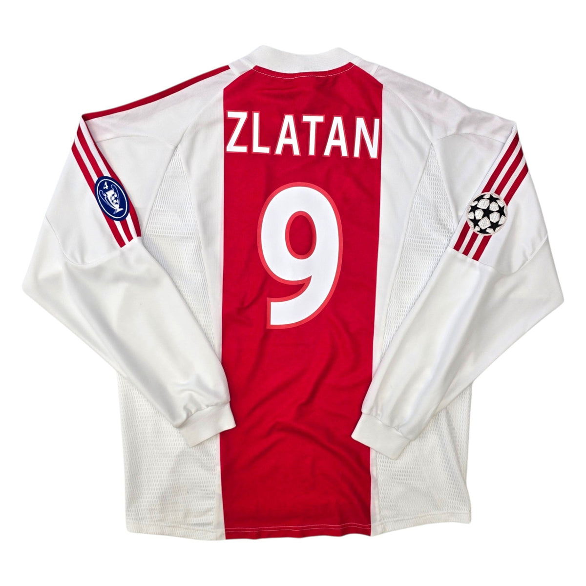 2002/04 Ajax Home Football Shirt (XL) Adidas #9 Ibrahimovic