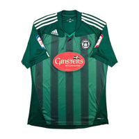 2009/10 Plymouth Argyle Home Football Shirt (L) Adidas #3 Ngala