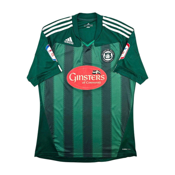 2009/10 Plymouth Argyle Home Football Shirt (L) Adidas #3 Ngala