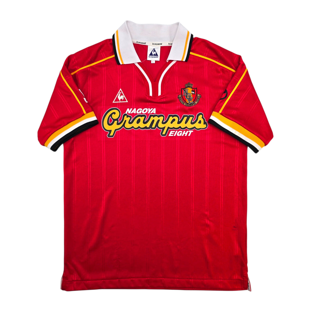 1999/00 Nagoya Grampus Eight Home Football Shirt (L) Le Coq Sportif