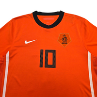 2010/11 Holland Home Football Shirt (L) Nike #10 Sneijder