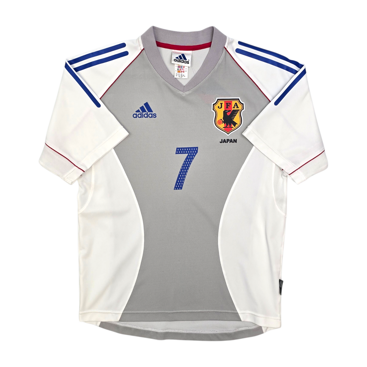 2002/04 Japan Away Football Shirt (S) Adidas #7 Nakata