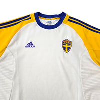 2002/03 Sweden Away Football Shirt (L) Adidas