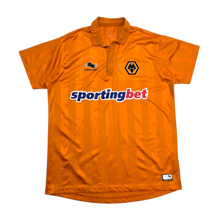 2012/13 Wolverhampton Wanderers Home Football Shirt (M) Burrda Sport #9 Ebanks-Blake