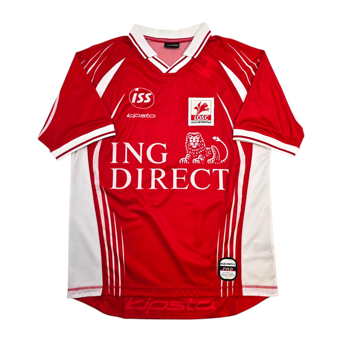 2001/02 LOSC Lille Home Football Shirt (M) ISS #28 Cheyrou