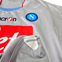 2009/10 Napoli Away Football Shirt (2XL) Macron #7 Lavezzi
