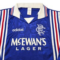 1996/97 Glasgow Rangers Home Football Shirt (L) Adidas