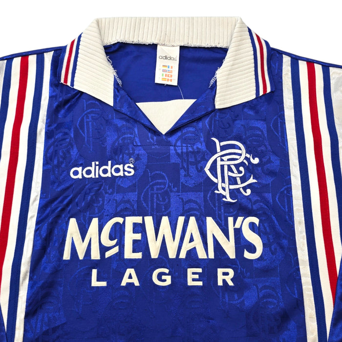 1996/97 Glasgow Rangers Home Football Shirt (L) Adidas