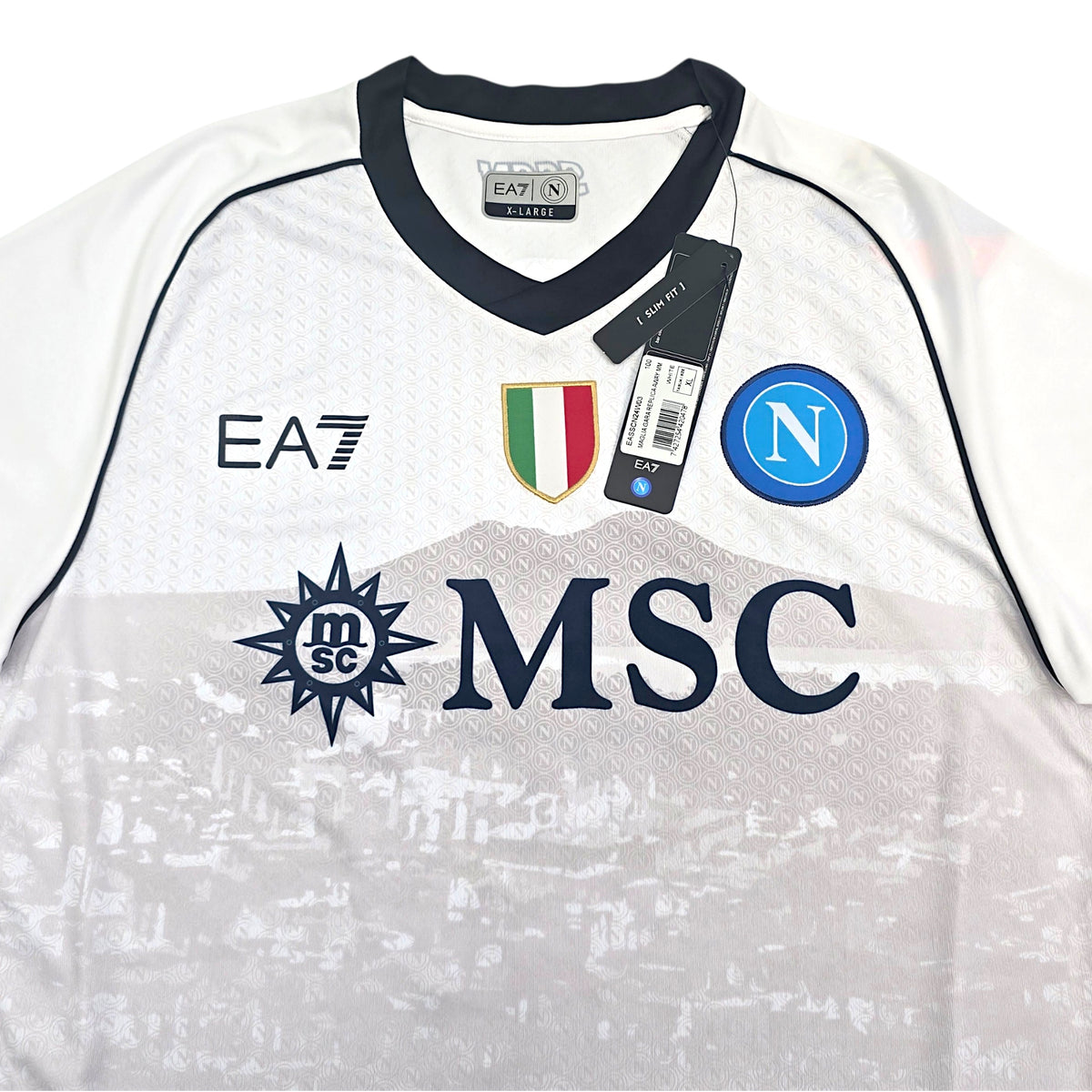 2023/24 Napoli Away Football Shirt (XL) EA7 #9 Osimhen (BNWTs)