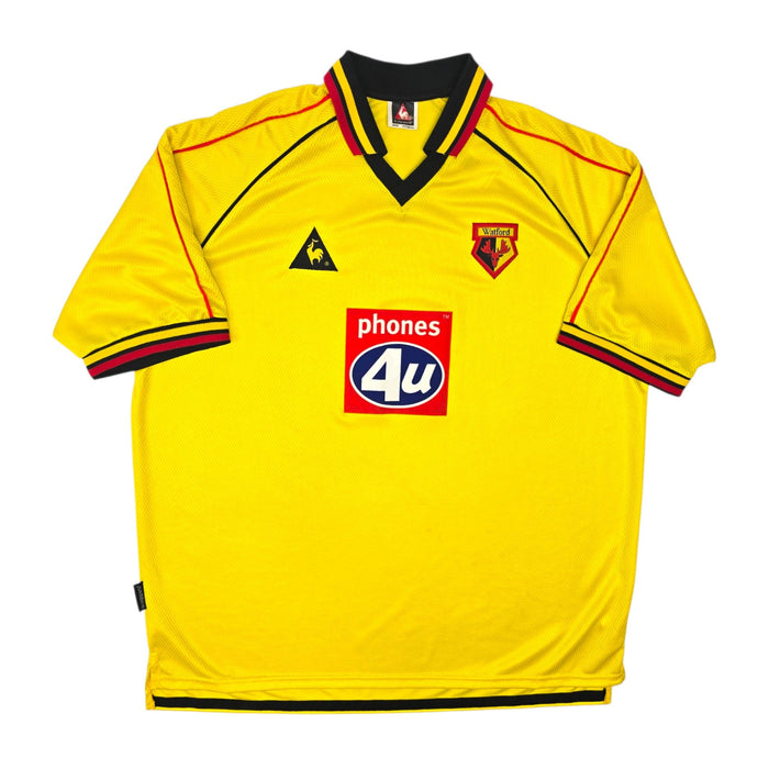 1999/01 Watford Home Football Shirt (2XL) Le Coq Sportif