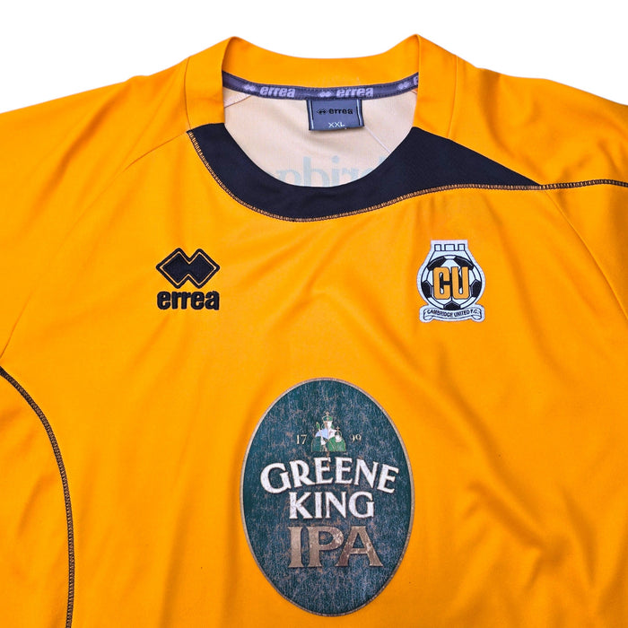 2010/12 Cambridge United Home Football Shirt (2XL) Errea