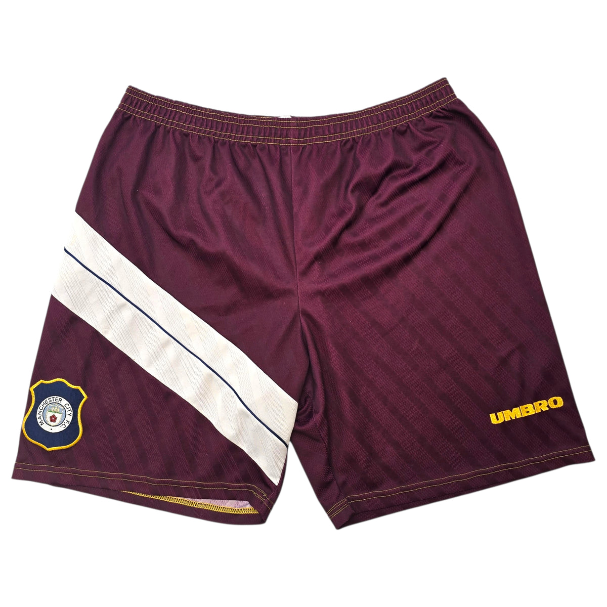 1996/97 Manchester City Football Shorts (XL) Umbro | Away