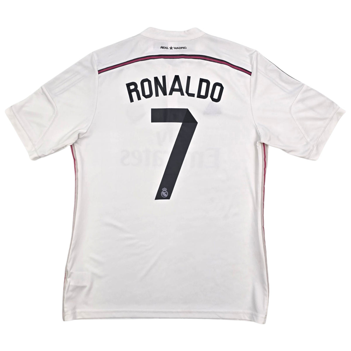 2014/15 Real Madrid Home Football Shirt (L) Adidas #7 Ronaldo