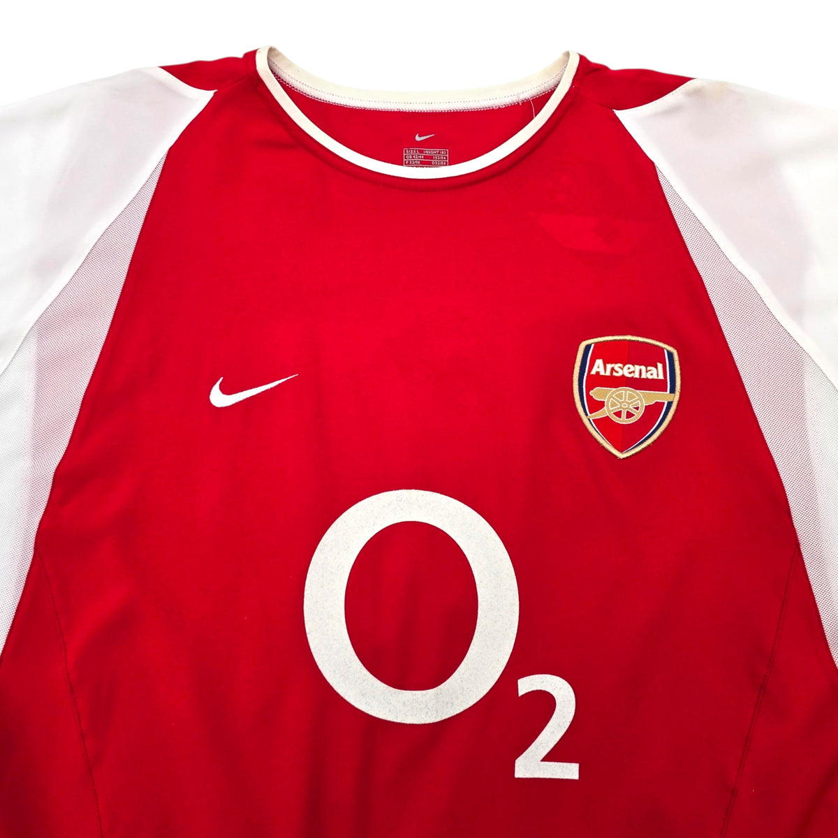 2002/04 Arsenal Home Football Shirt (L) Nike #14 Henry