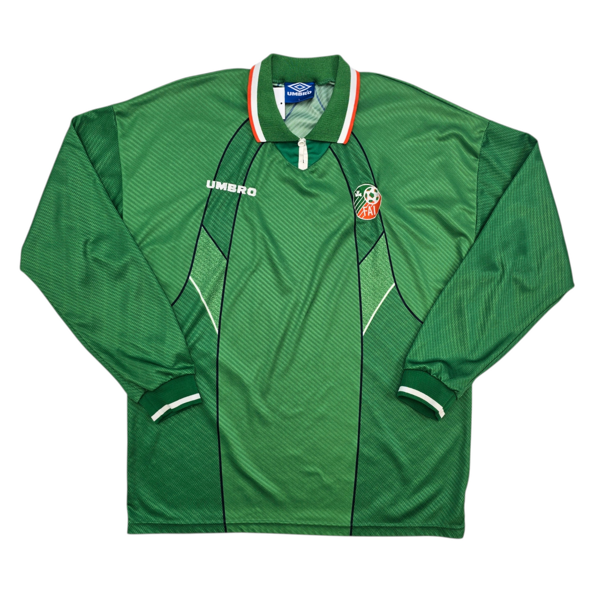 1995/96 Ireland Home Football Shirt (L) Umbro