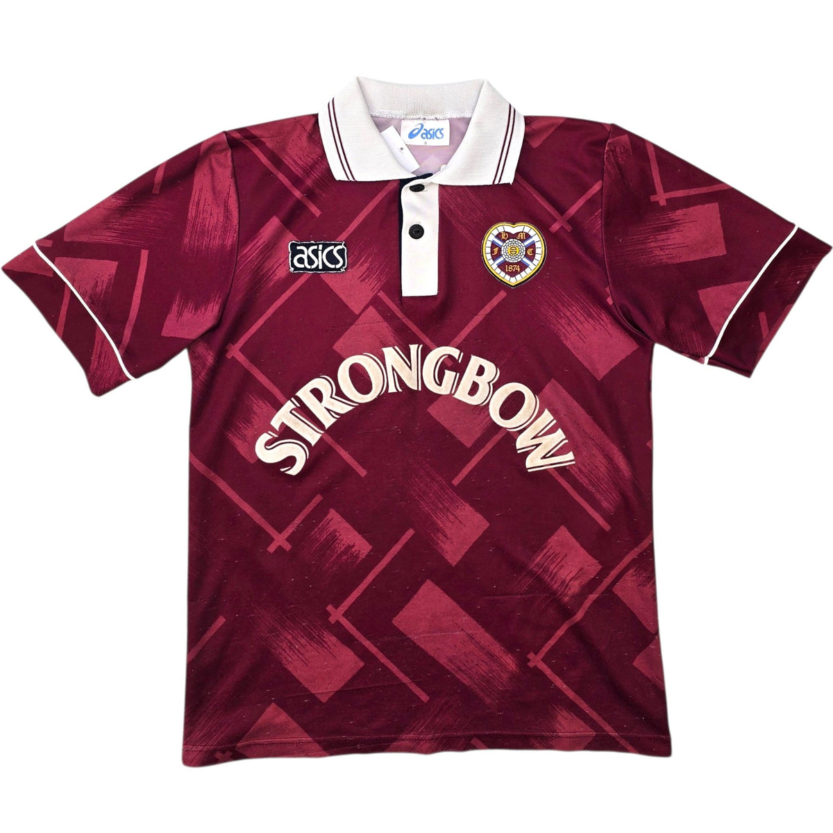 1993/95 Hearts Home Football Shirt (S) Asics #6