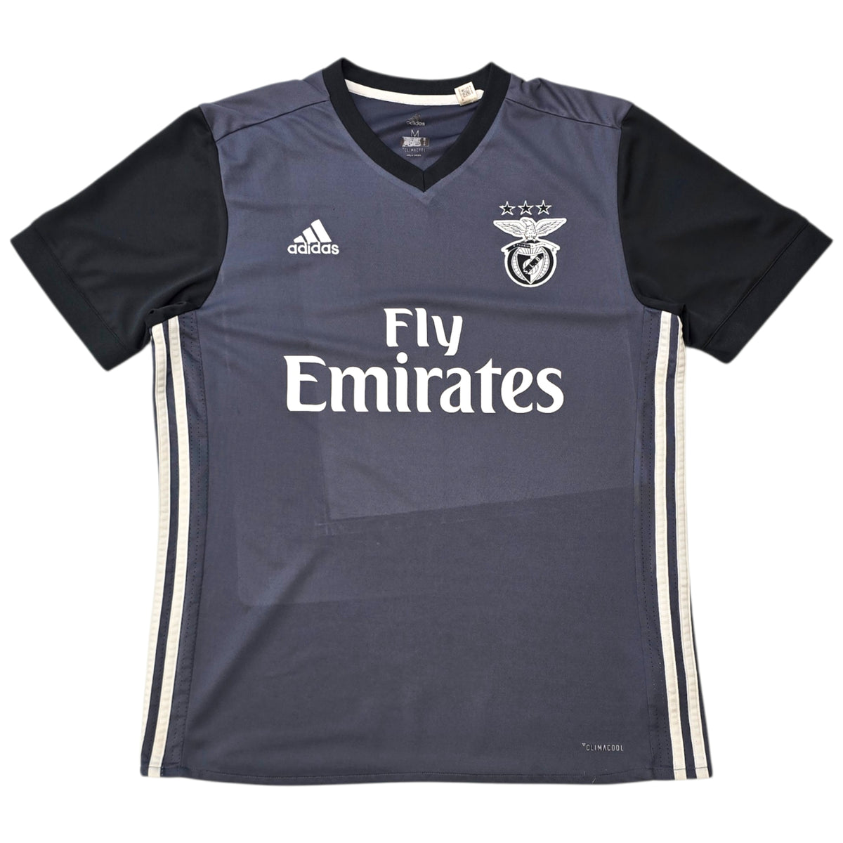2017/18 Benfica Away Football Shirt (M) Adidas #10 Jonas