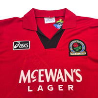 1995/96 Blackburn Rovers Away Football Shirt (L) Asics