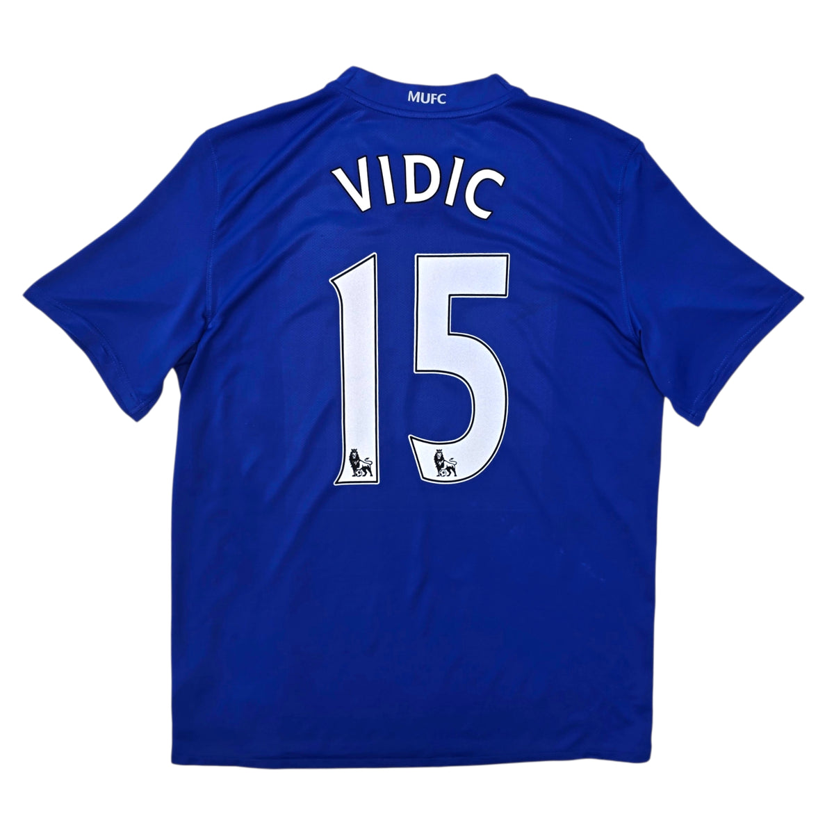2008/09 Manchester United Third Football Shirt (L) Nike #15 Vidic