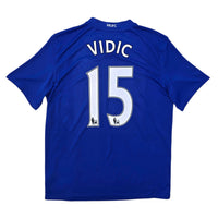 2008/09 Manchester United Third Football Shirt (L) Nike #15 Vidic