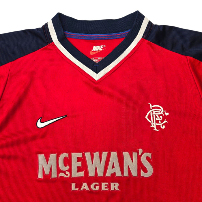 1998/99 Glasgow Rangers Away Football Shirt (L) Nike