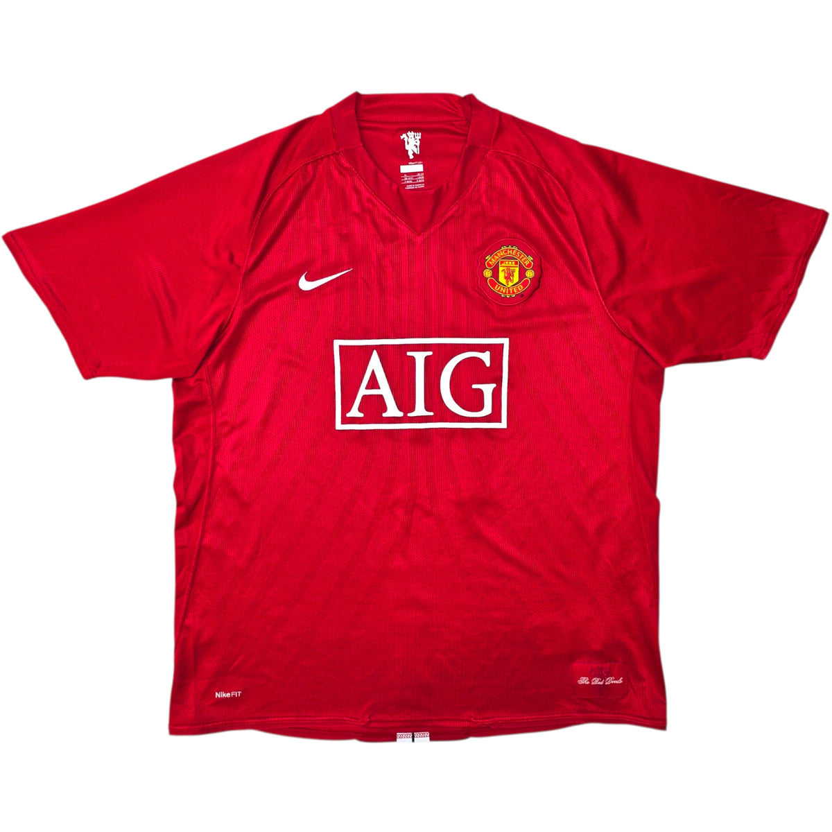 2007/09 Manchester United Home Football Shirt (XL) Nike #17 Nani