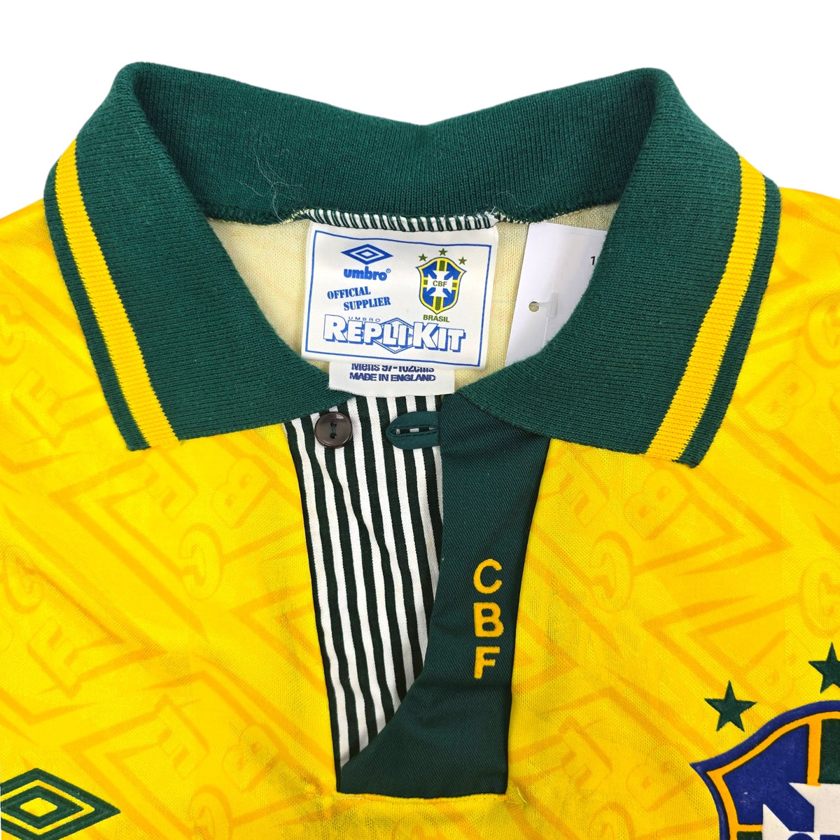 1991/93 Brazil Home Football Shirt (XL) Umbro