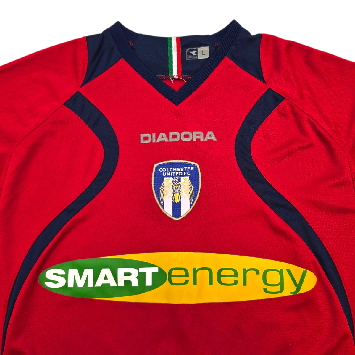 2006/07 Colchester United Away Football Shirt (L) Diadora #26