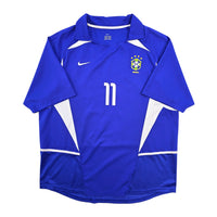 2002/04 Brazil Away Football Shirt (XL) Nike #11 Ronaldinho