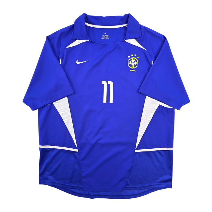 2002/04 Brazil Away Football Shirt (XL) Nike #11 Ronaldinho