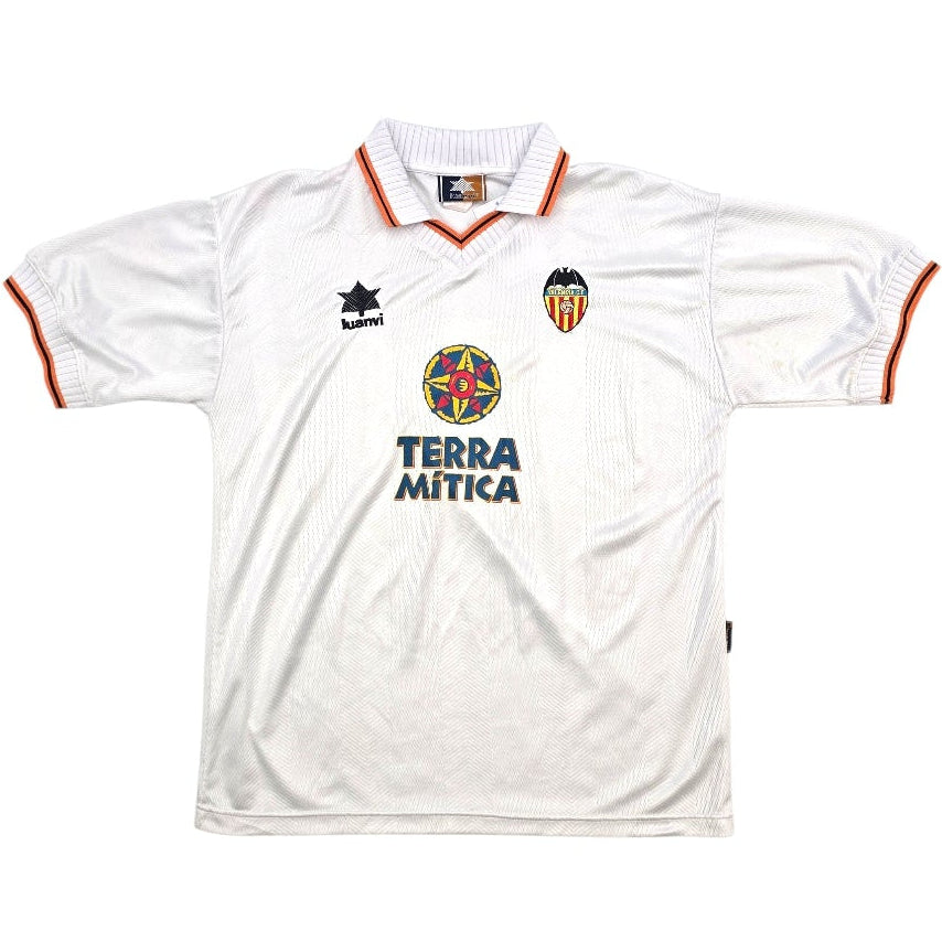 1998/99 Valencia Home Football Shirt (L) Luanvi