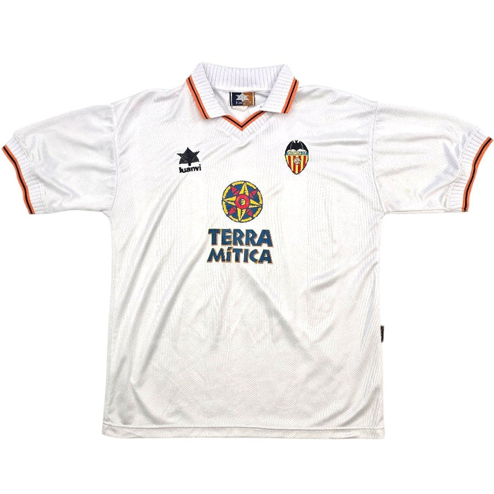 1998/99 Valencia Home Football Shirt (L) Luanvi