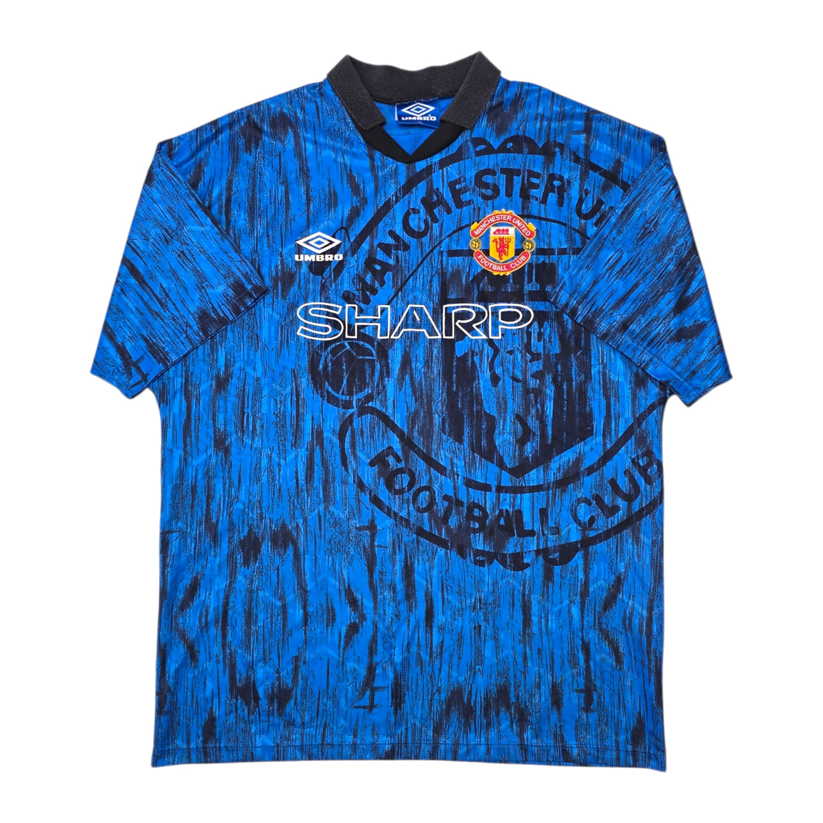 1992/93 Manchester United Away Football Shirt (XL) Umbro