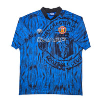1992/93 Manchester United Away Football Shirt (XL) Umbro