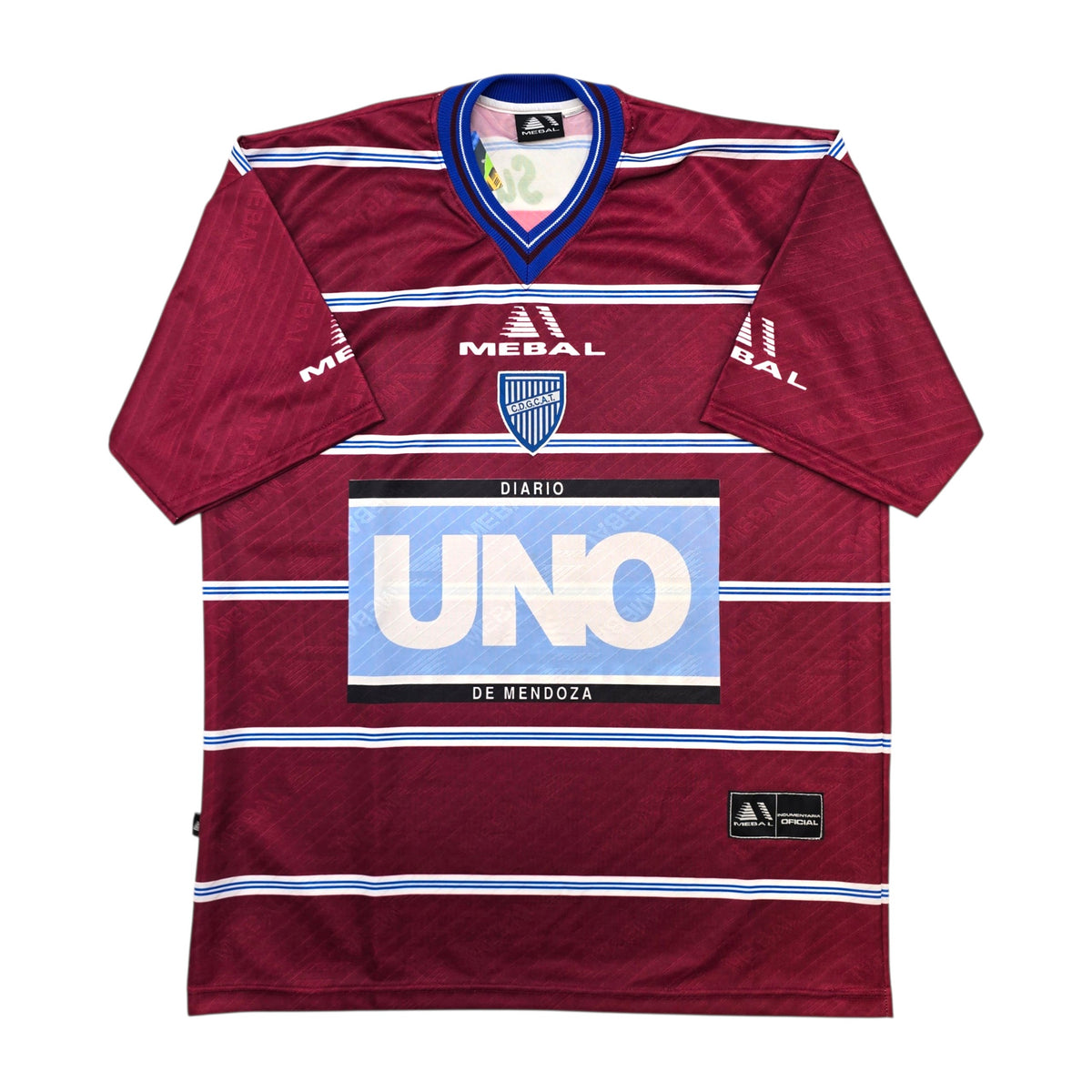 2001/02 Godoy Cruz Away Football Shirt (XL) Mebal