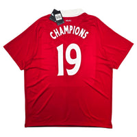 2010/11 Manchester United Home Football Shirt (2XL) Nike #19 Champions (BNWTs)