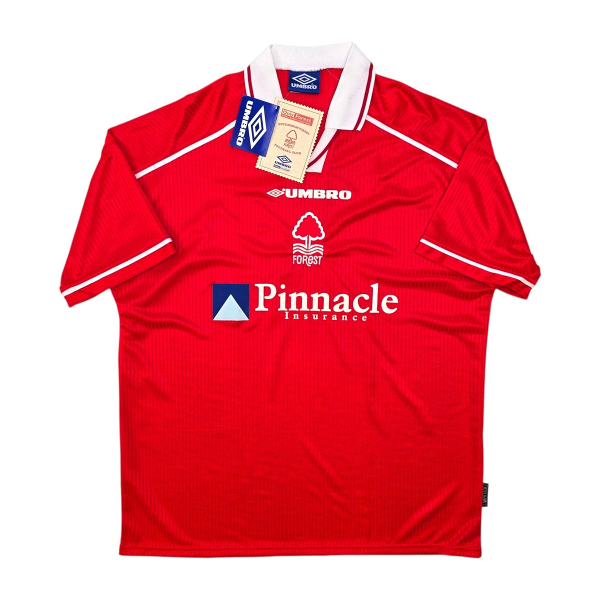 1998/00 Nottingham Forest Home Football Shirt (XL) Umbro (BNWTs)