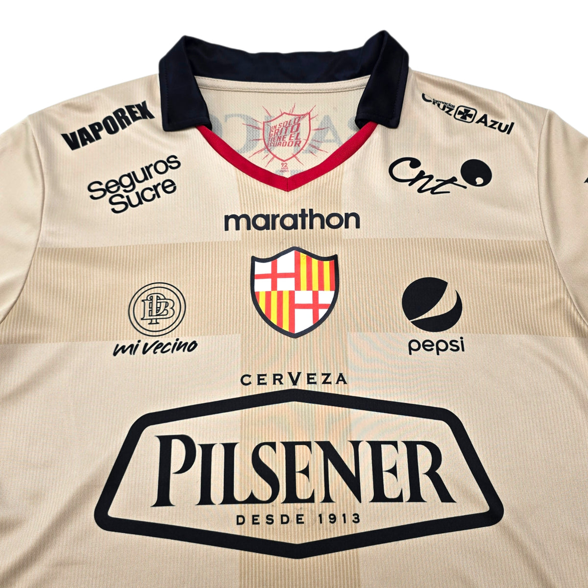 2017/18 Barcelona SC Third Football Shirt (M) Marathon (Centenary)