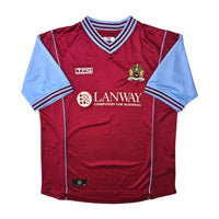 2003/04 Burnley Home Football Shirt (XL) TFG